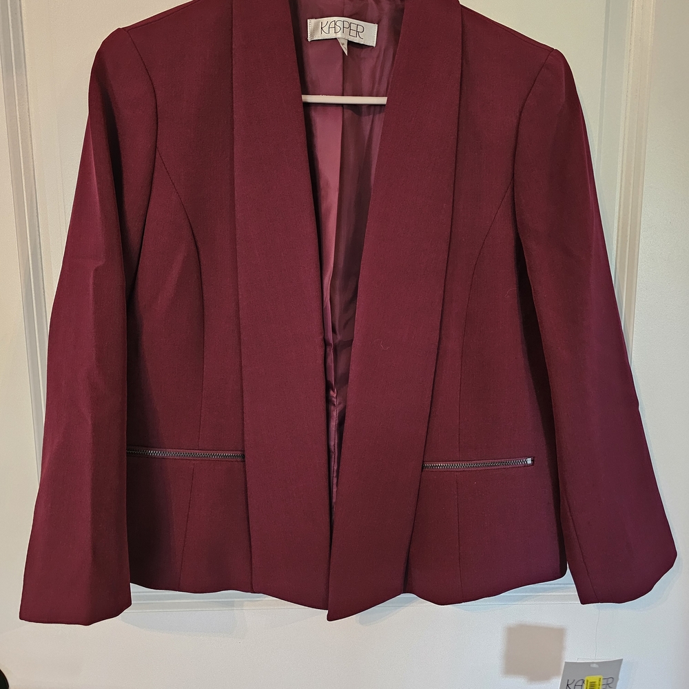 Kasper Women's Deep Red Blazer